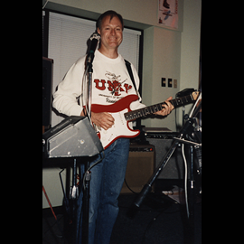 1991 Fender-boy Glenn!
My was my oldest and dearest friend in the world and my musical partner in crime for more years than I care to remember.
He was my rock and foundation and kept me from going off the deep end when I couldn't remember the chords--(R.I.P. 'old chum' October 1, 2020)
